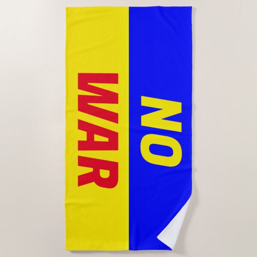 GEEN OORLOG strandlaken (Voorkant)