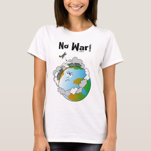 Geen oorlog! t-shirt (Voorkant)
