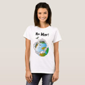 Geen oorlog! t-shirt (Voorkant volledig)
