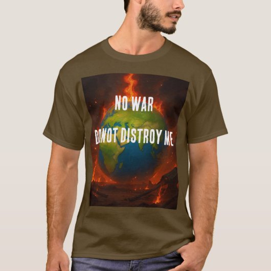 GEEN OORLOG T-SHIRT (Voorkant)