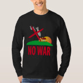 Geen oorlog t-shirt (Voorkant)
