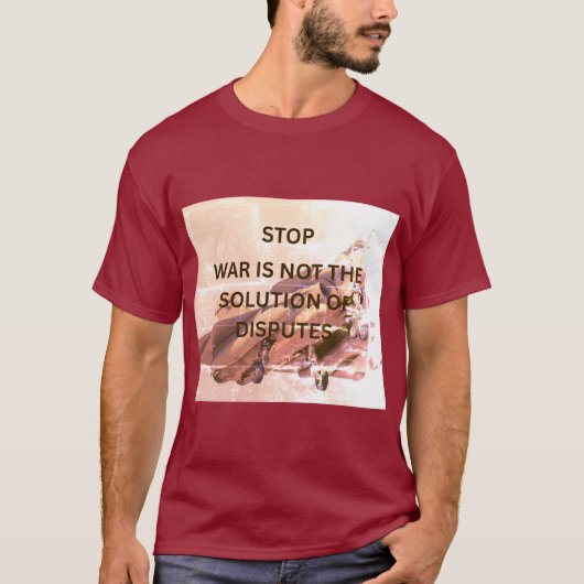 GEEN OORLOG T-SHIRT (Voorkant)