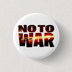 Geen Oorlog T-Shirt Sleutelhanger Ronde Button 3,2 Cm