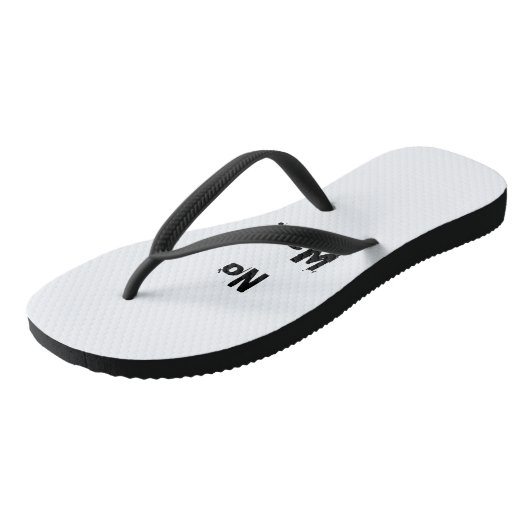 Geen oorlog! teenslippers (Schuin)