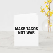 Geen oorlog voor Tacos Kaart (Gele Bloem)