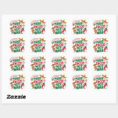 Geen oorlog voor Tacos Vierkante Sticker (Vel)