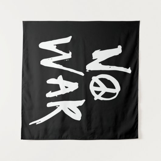 Geen oorlog wandkleed (Voorkant (horizontaal))