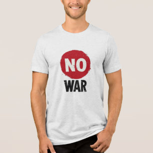 Geen oorlog - Wereldwijd protest voor vrede Tri-Blend Shirt