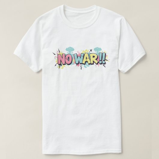 Geen Oorlogen T-shirt (Design voorkant)