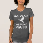 Geen oorlogsdefensie NAVO T-shirt (Voorkant)
