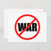 Geen oorlogssymbool briefkaart (Voorkant / Achterkant)