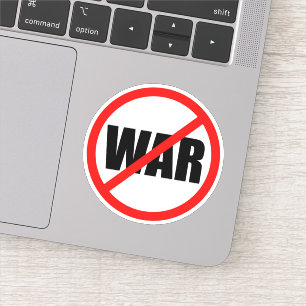 Geen oorlogssymbool sticker