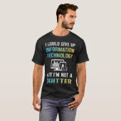 Geen Opgeef Informatie Technologie T-shirt (Voorkant volledig)