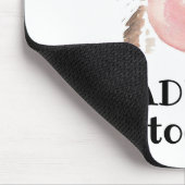 Geen opkomst vandaag grappige kat muismat (Hoek)