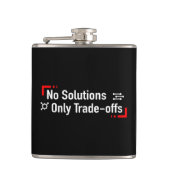 Geen oplossingen, alleen afwegingen heupfles (Voorkant)