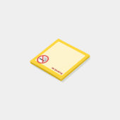 Geen opmerkingen na roken post-it® notes (Schuin)