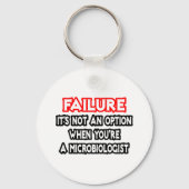 Geen optie...microbioloog sleutelhanger (Voorkant)