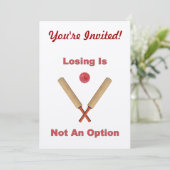 Geen optionele cricket kaart (Staand voorkant)