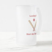 Geen optionele cricket matglas bierpul (Voorkant rechts)