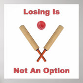 Geen optionele cricket poster (Voorkant)