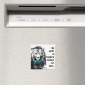 Geen outfit is compleet zonder kattenharen magneet (Insitu (Vaatwasser))