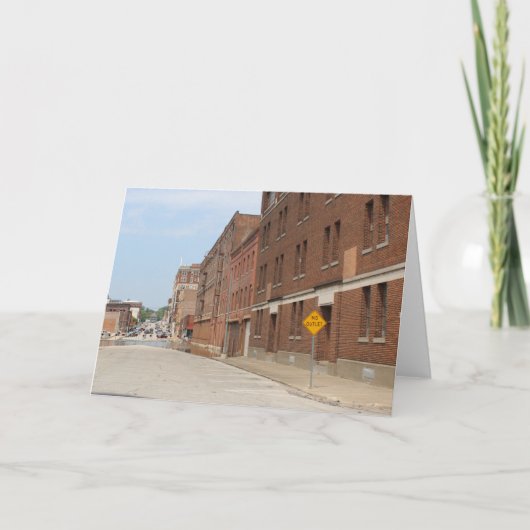 Geen Outlet Burlington, Iowa Alle gelegenheden Kaart (Voorkant)