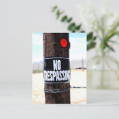 Geen overschrijdende reflector briefkaart (Staand voorkant)