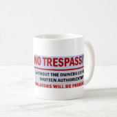 Geen overschrijding van mok (Voorkant rechts)