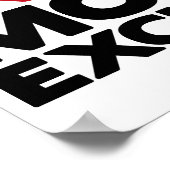 Geen overschrijvingen poster (Hoek)