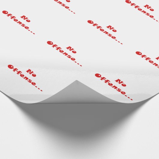 Geen overtreding... cadeaupapier (Hoek)