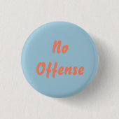 Geen overtreding (Dobie Gillis pin) Ronde Button 3,2 Cm (Voorkant)