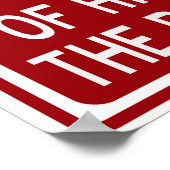 Geen overtreding, we zijn het beu om de lichamen t poster (Hoek)