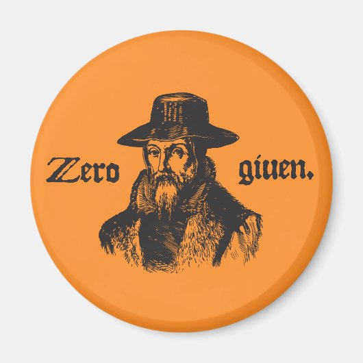 Geen oxe gegeven magneet (Voorkant)