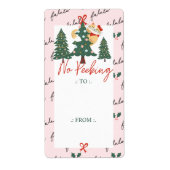 Geen paardenstaartje met kerst etiket (Voorkant)