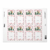 Geen paardenstaartje met kerst etiket (Full Sheet)