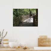 Geen pad is altijd recht Poster (Keuken)