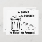 Geen paddenstoel briefkaart (Voorkant / Achterkant)