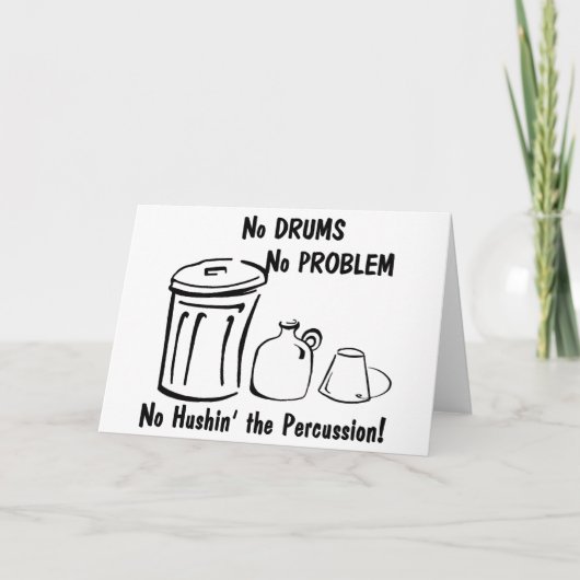 Geen paddenstoel kaart (Voorkant)