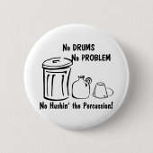 Geen paddenstoel ronde button 5,7 cm (Voorkant)