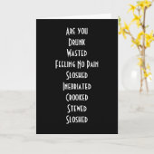 GEEN PAINEN "40e" VIERDERDAG Kaart (Gele Bloem)