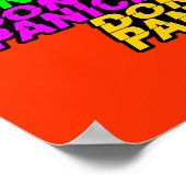 Geen paniek! aangepast poster (Hoek)