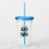 Geen paniek.b acryl drinkbeker (Voorkant)