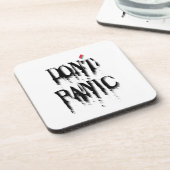 Geen paniek.b bier onderzetter (Linkerzijde)