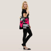 Geen paniek bij het gamen tote bag (Op model)