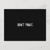 Geen paniek briefkaart (Voorkant)