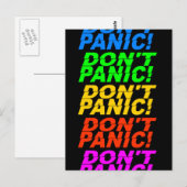 Geen paniek, briefkaart. briefkaart (Voorkant / Achterkant)