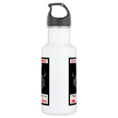 Geen paniek! Dit is slechts een simulatiesoftware Waterfles (Achterkant)