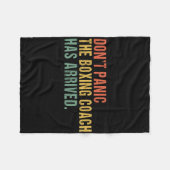 Geen paniek fleece deken (Voorkant (Horizontaal))