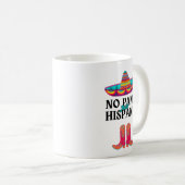 geen paniek hispanic erfgoed maand grappige hispan koffiemok (Voorkant rechts)