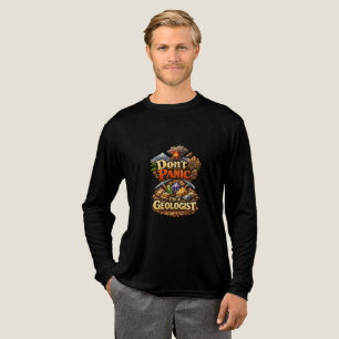 Geen Paniek, Ik Ben Een Geoloog Tri-Blend Shirt